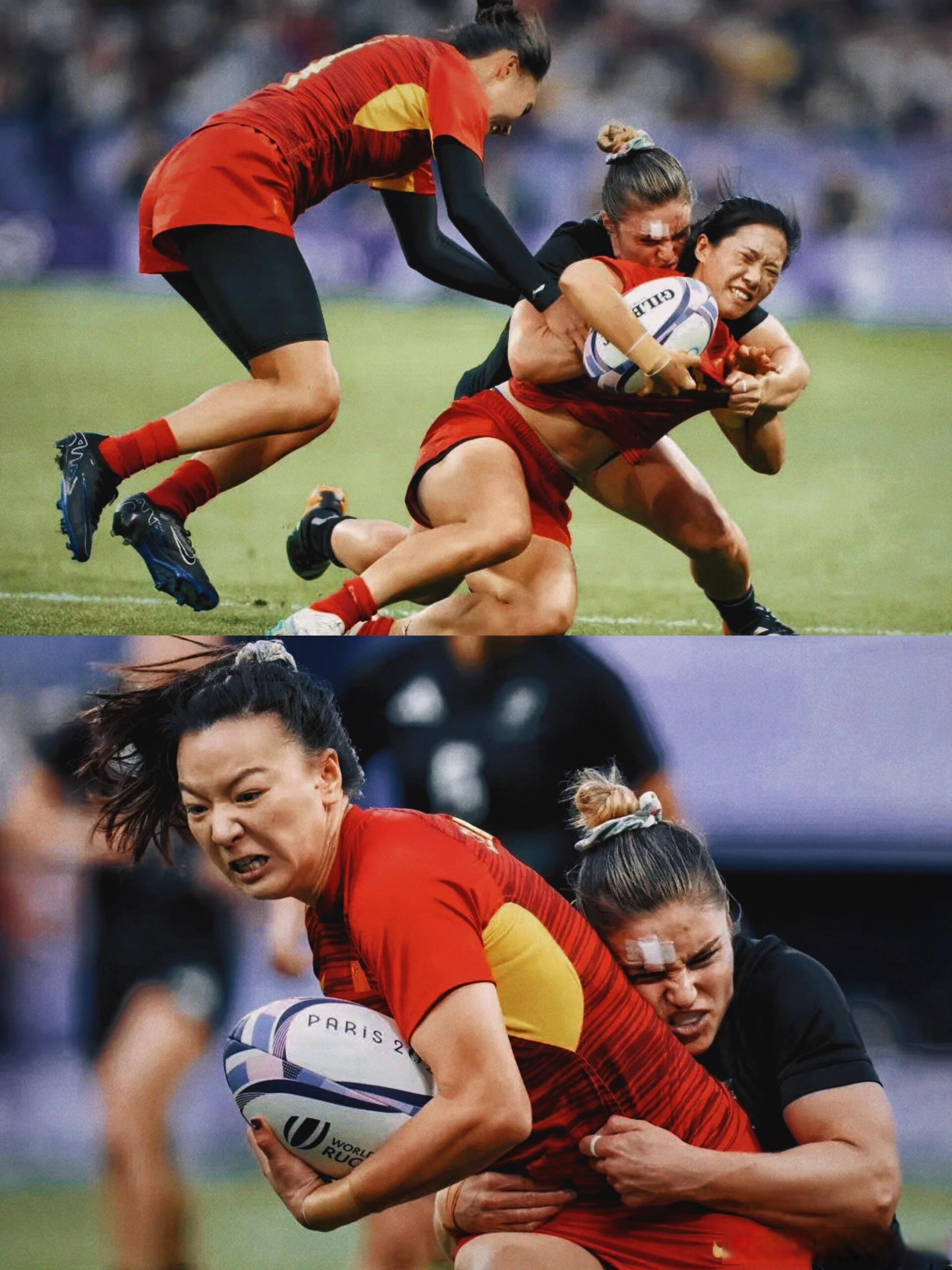 关于比赛场上的对抗：女足选手奋勇战斗的信息