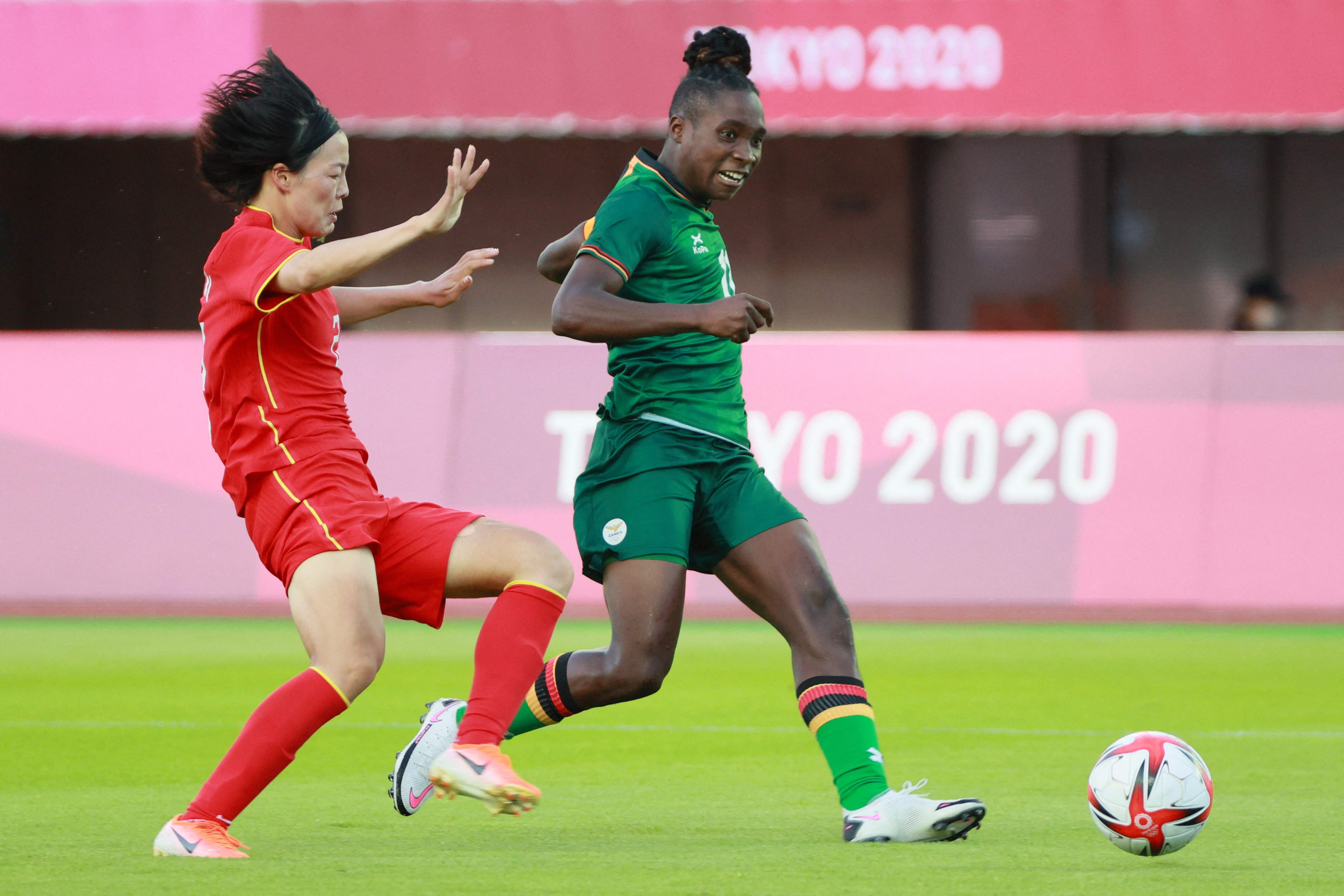 我国女足选手在国际舞台上实现突破